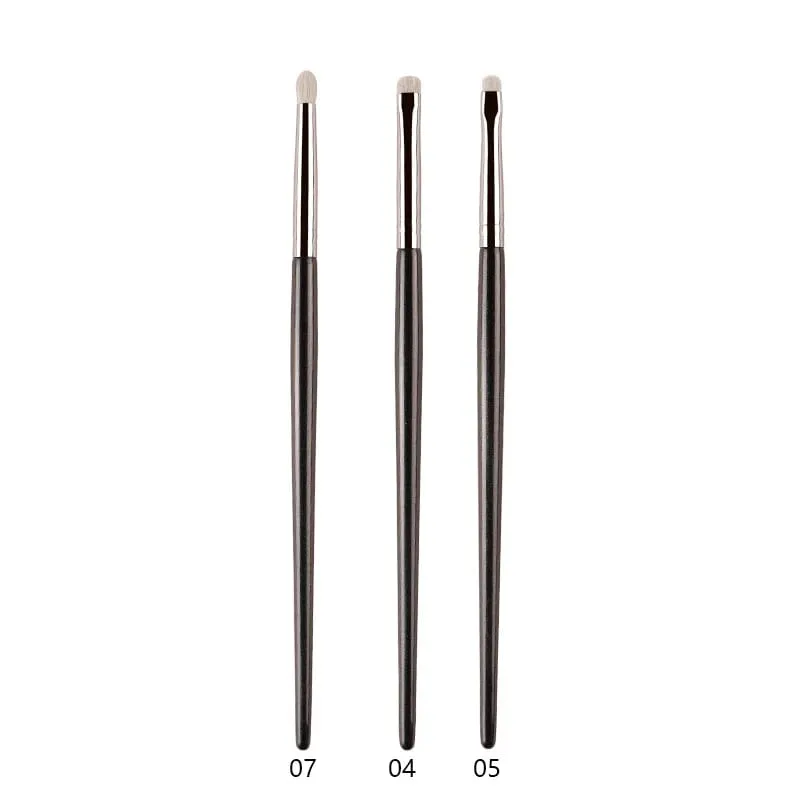 1pc White Pony Hair Eyeshadow Makeup brushes Small Smudge Precision Crease Detail Bevel Eye Shadow Make up brush Liner Lip — image 21