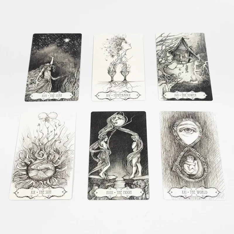 Tarot of The Abyss Tarot Cards for Divination Personal Use Tarot Deck Full English Version Board Games Oracle