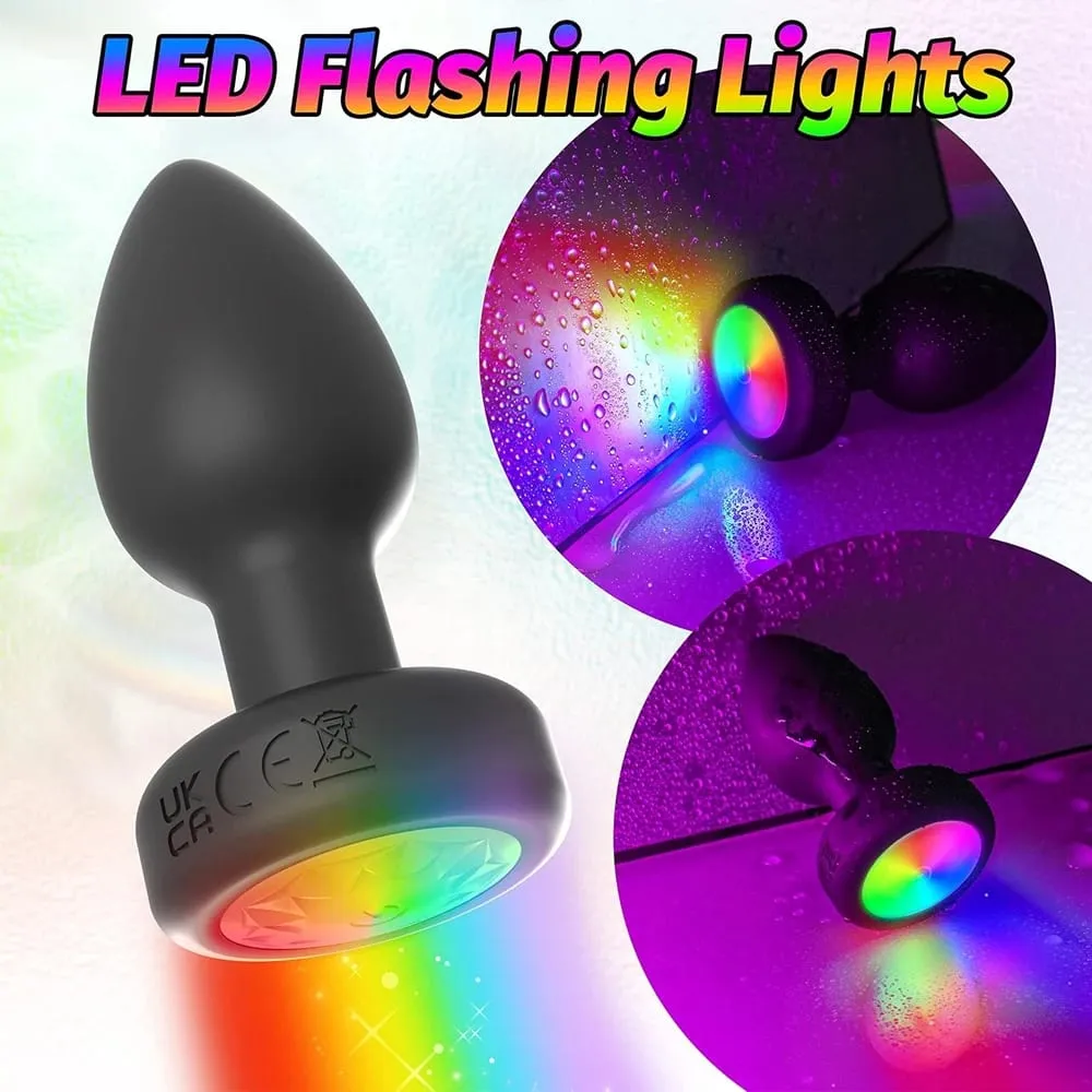 Remote Control Anal Vibrator Male Wireless Butt Plug Gay Prostate Massager Female LED Vagin Stimulator Adult Sex Toys for Men