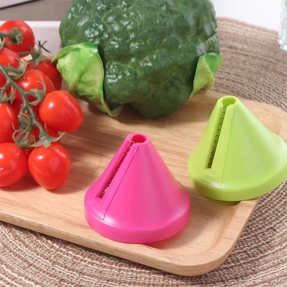 Kitchen Accessories Conical Spiral Shredder Rust-proof Anticorrosive Rotary Shredder Plastic Vegetable Slicer Potato
