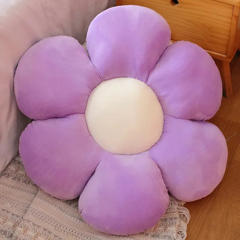 New Nordic Ball Solid Color Cushion Stuffed Flower Plush Pillow for Sofa Waist Office Cushion Kid Toy Gifts Home Decoration