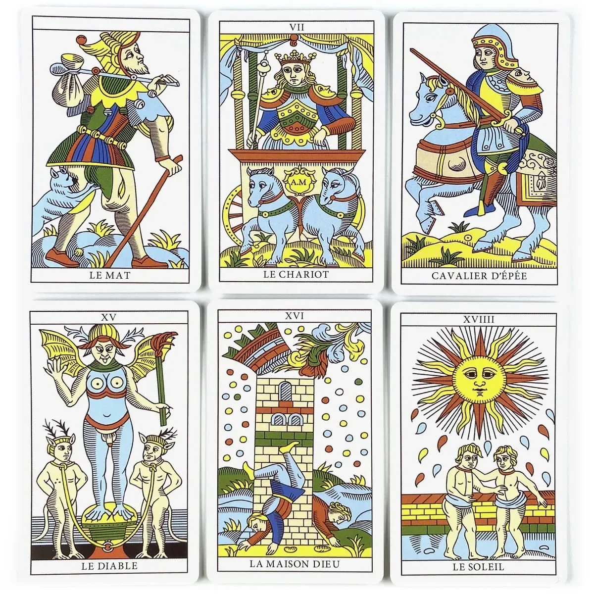 Mini Tarot Of Marseille Tarot Deck Leisure Party Table Gameplay Fortune-telling Prophecy Oracle Cards Entertainment Board Game
