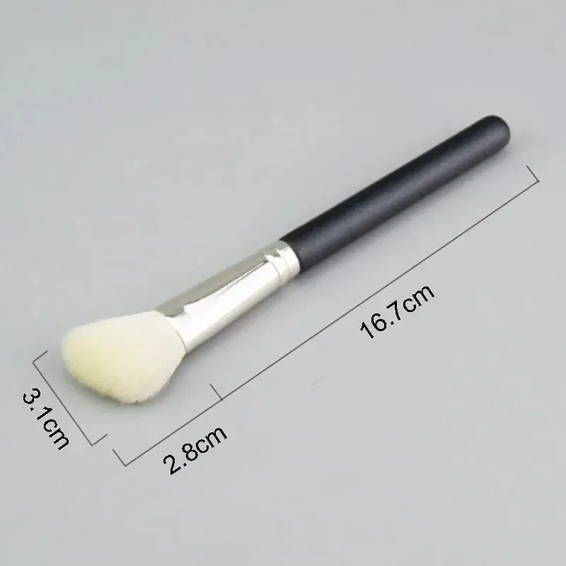 Angled Blush Brush Goat Hair Make up Cream Blush Brush Eye Shadow Blending Contour Makeup Brushes Cosmetic Makeup Tools M168