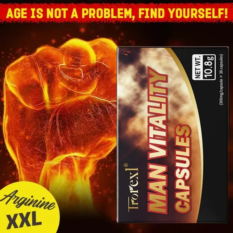 Epimedium Ginseng Capsules Booster for Men Enhance Energy & Endurance Muscle Growth Supplement Non-GMo