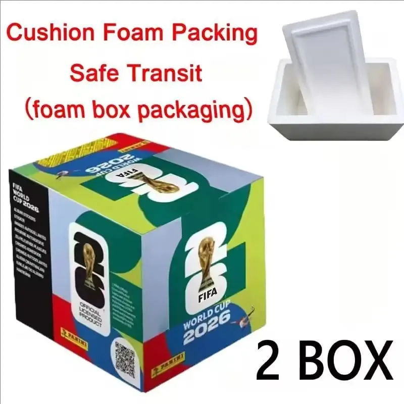 2026 World Cup Official Panini Sticker Collection Mystery Card Games Football Player Collectible Blind Pack Fan Souvenir Gift.