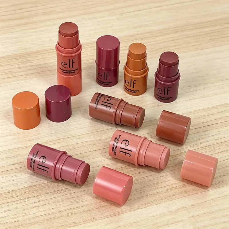 ELF Three-in-one Multi-purpose Blush Stick High-gloss Contour Natural Nude Makeup Lip and Cheek Makeup Stick