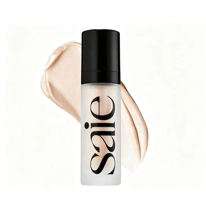 Saie Hydrating Dewy Liquid Blush Buildable Luminous Multi-Use Cheek & Lip Tint Suitable for All Skin Types Natural Facial Makeup
