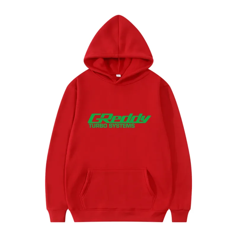 GReddy Turbo Systems Sweatshirt Tops Men Cool GReddy Hoodies Pullover Streetwear