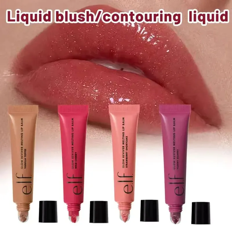 ELF Fashion Makeup Cosmetics Liquid Foundation Concealer and Brightening Lip Gloss with Flashing Lights Lip Oil Glossy Finish — image 7