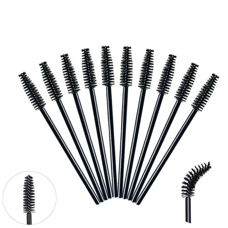 50/1000pcs Disposable Eyelash Brushes Eyelashes Extension Tools Eyebrow Brush Mascara Wands Applicator Spoolers Makeup Tools — image 2