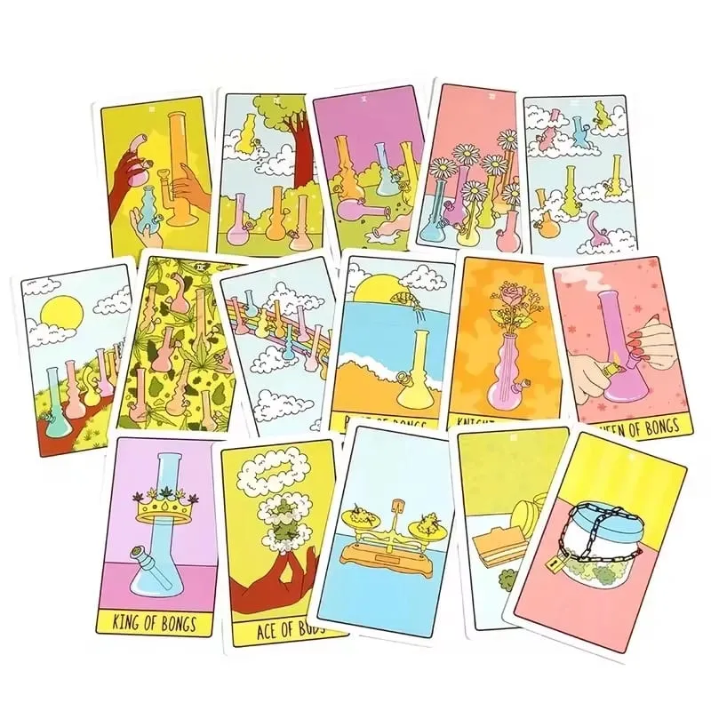 Tarot Oracle Card Leisure Fortune Divination 78 Deck Chess Card Game Party Entertainment Pocket Size Travel Version For Friends