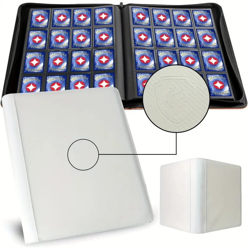 1024 Pockets Trading Card Binder Premium 16 Pockets Card Holder Folders Side Loading Card Album for Sport Game Card — image 7