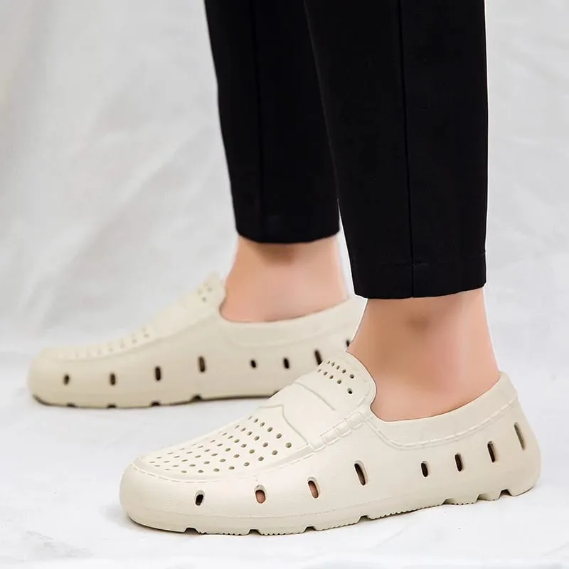 Sepatu Pantofel Nyaman Pria Sepatu Kulit Sepatu Berkendara Antiselip Sepatu Kasual Sandal Eva Sepatu Antiselip Ukuran Besar 46
