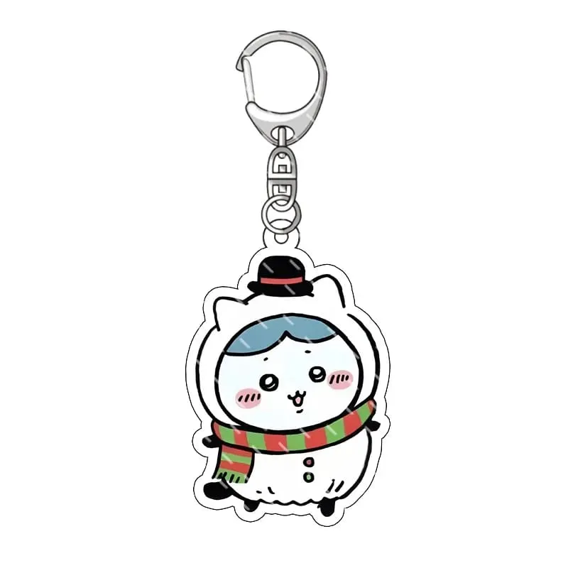 yiji Pendant Anime Comic Acrylic Peripheral Keychain Hachiware Usagi Cute Pendant Bag Hanging Decoration Decoration