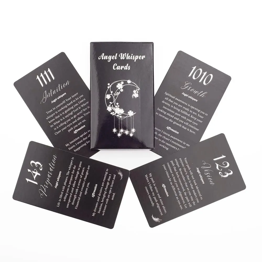 26 Cards Angel Whisper Tarot Cards English Version Board Game Divination Oracle Deck Card Game 10.3*6Cm