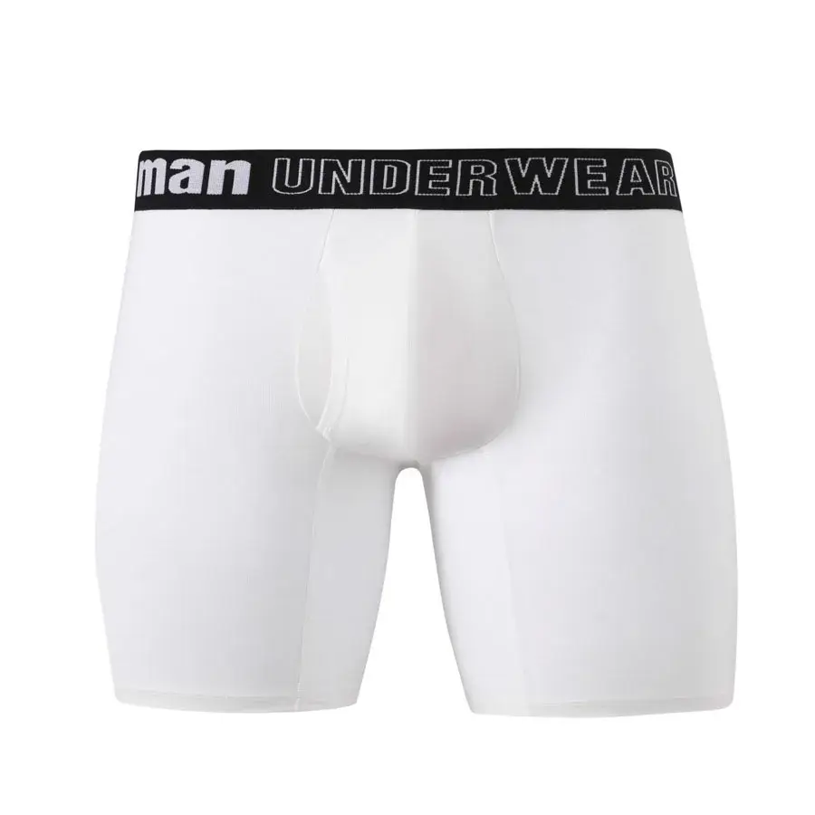 Bamboo Fiber Underwear Men Boxers and Underpants Mid Waist Panty Seamless Plus Size Boxers Shorts Open Crotch Male Panties