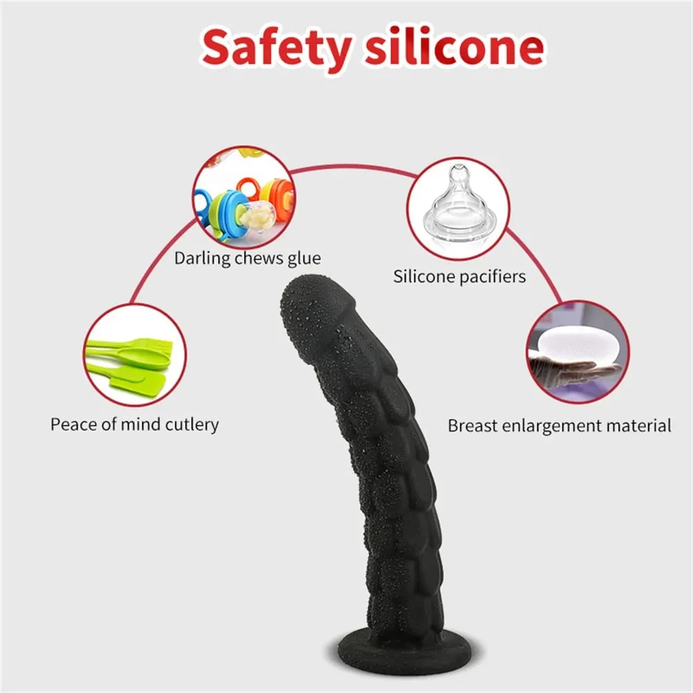 Silicone Dildo Anal Butt Plug with Sucker Prostate Massage Vagina G spot Stimulation Masturbation Adult Sex Toys for Women Men — image 5
