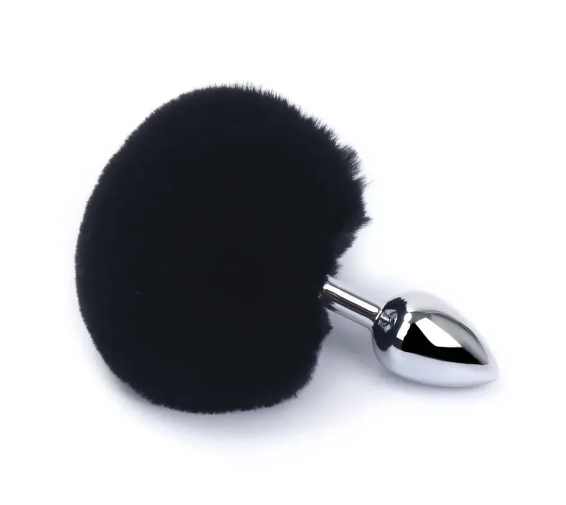 Metal Plush Rabbit Tail Anal Plug Butt Plug Prostate Massager Rabbit Ear BDSM Cosplay Erotic Sex Toys for Women Adults Sex Game — image 8