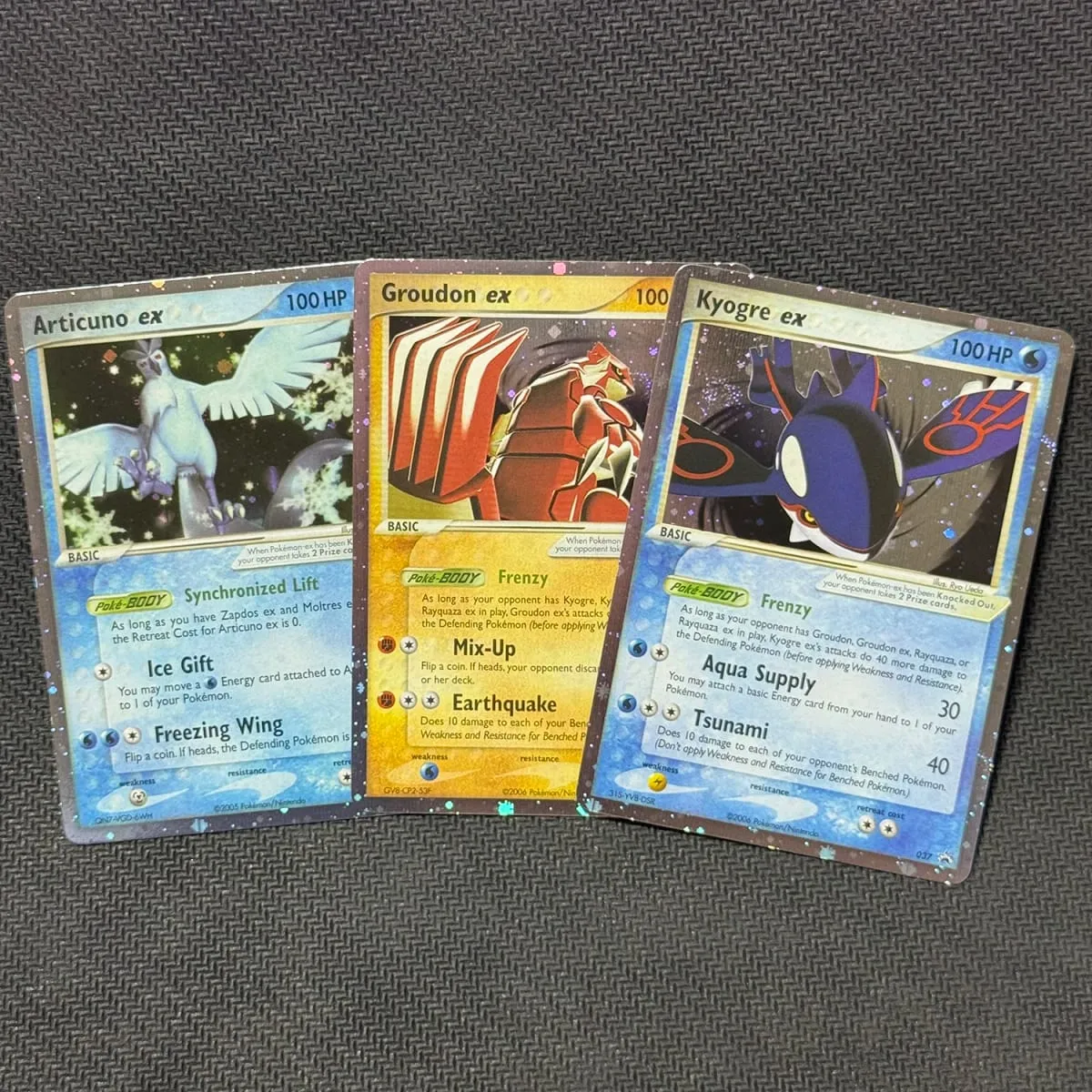 Proxy Cards Nintendo Black Star Promos Articuno Kyogre Moltres Rayquaza Zapdos Groudon New Holographic PKM Proxy Toys