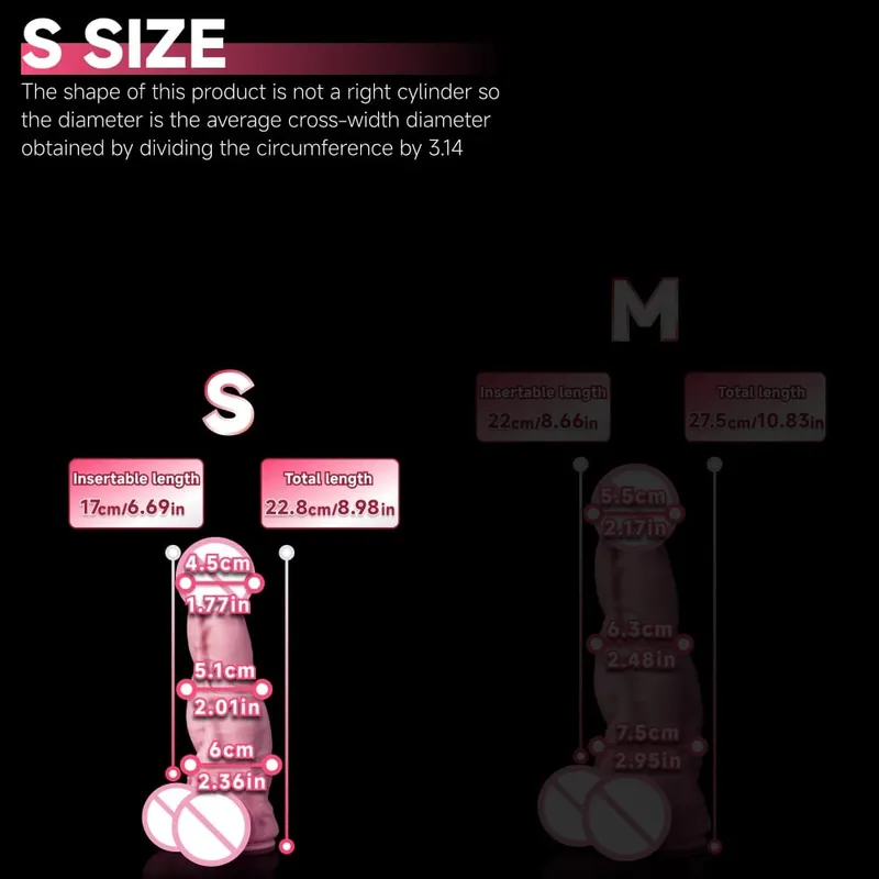 Oieffur Horse Dildo for Women Platinum Silicone Huge Dildo with Suction Cup Massage Anal Vaginal Big Penis Sex Toys for Adult