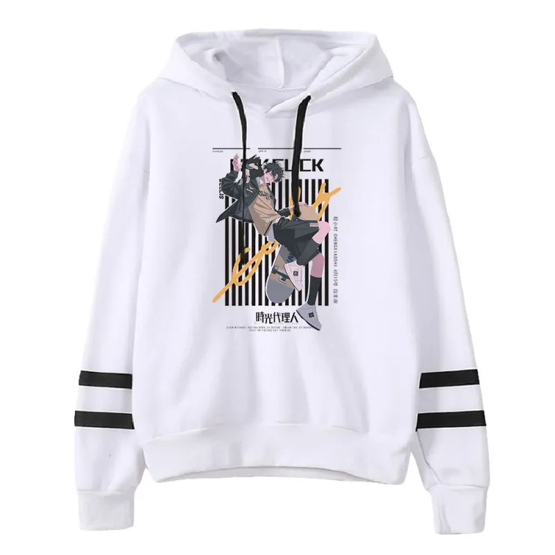 Link Click Anime Hoodie Unisex Pocketless Parallel Bars Sleeve Sweatshirts Women Men Hoodies Harajuku Streetwear Fashion Clothes — image 9