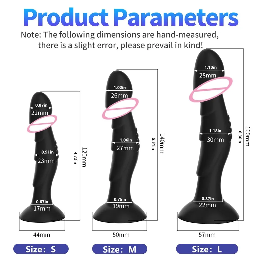 Dildo Anal Plug Butt Plug with Strong Suction Cup Prostate Massager Product Anal Dilation Masturbation Sex Toys Women Men 3 Size — image 3