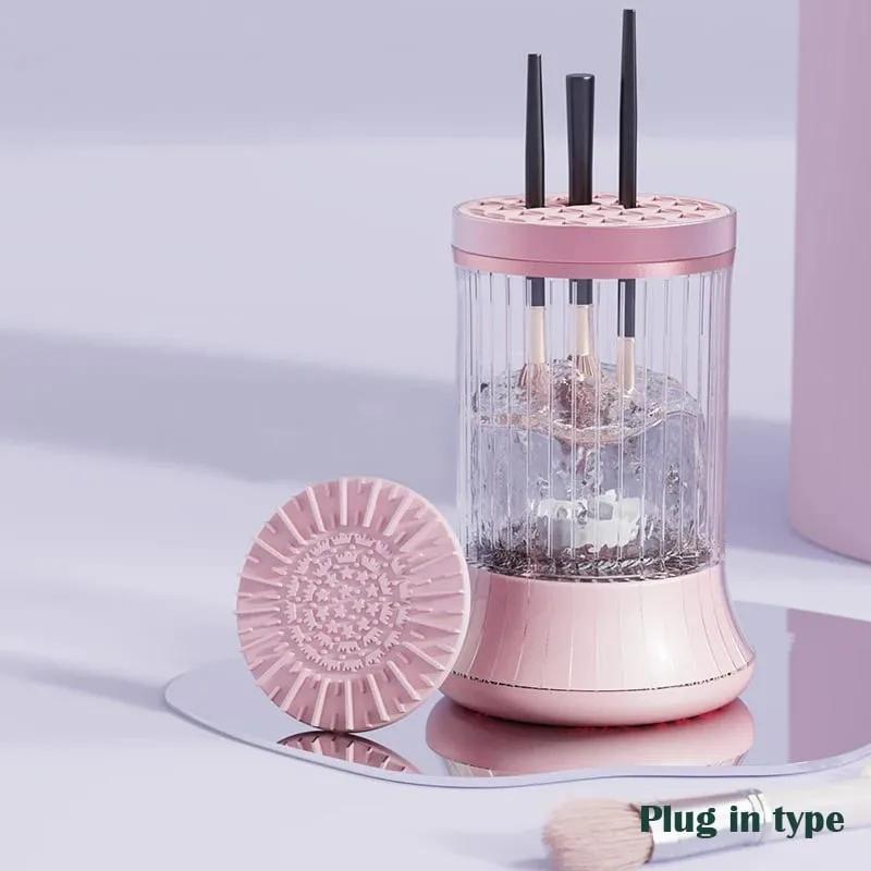 USB Plug Portable Electric Makeup Brush Cleaner Rechargeable Makeup Brushes Cleaning Tool Automatic Makeup Brush Cleaning — image 9