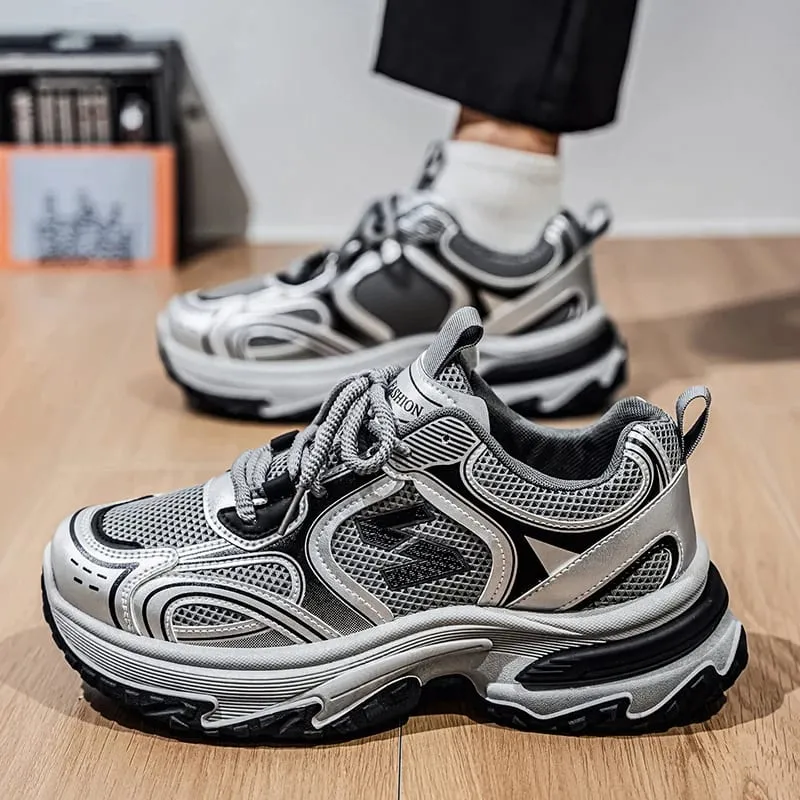 Men's Shoes Fashion Outdoor Casual Shoe Lace Up Platform Sneakers Comfort Running Shoes for Men Training Shoes Tenis Masculino