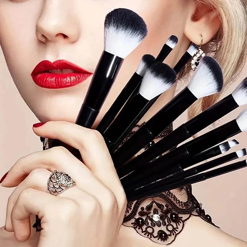 Makeup Brushes Set 13Pcs Premium Synthetic Brush Foundation Powder Blending Concealer Eyeshadow Blush Cosmetics Brushes Travel — image 6
