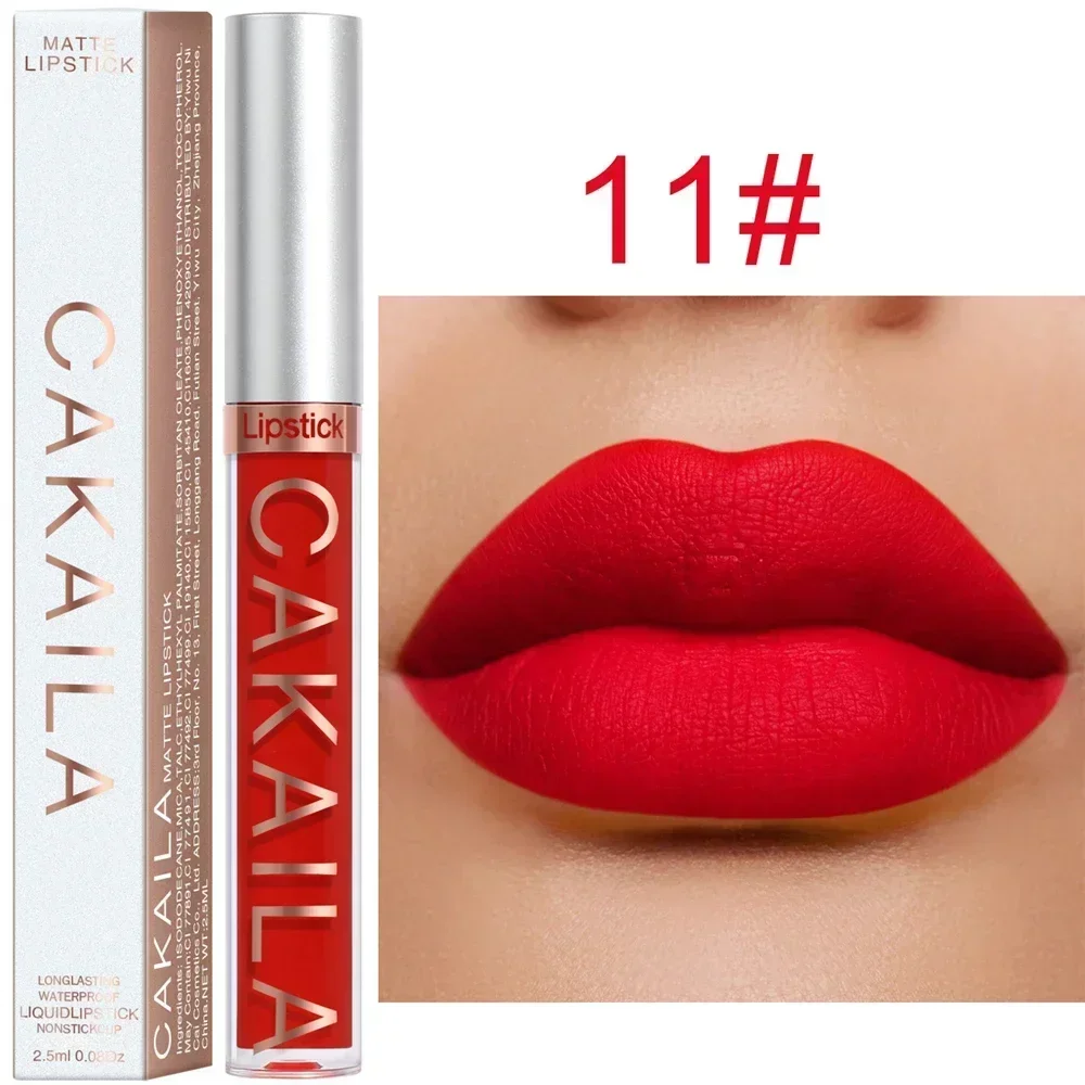 Matte Velvet Lip Glaze Long Lasting Silky Smooth Liquid Lipstick Not Easy To Fade Lip Gloss Makeup Sexy For Women Lip Tint — image 14