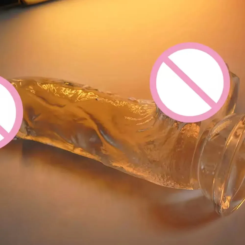 3 Sizes Realistic Jelly Dildo with Suction Cup Big Dick Female Masturbator Clitoral Stimulator Lesbian Sex Toys for Women — image 5