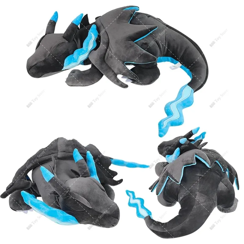 Hot Sale Pokemon Mega Charizard X Sleeping Plush Pillow Series Cute Garchomp Mew Umbreon Cubone Sofa Cushion Stuffed Peluche Toy