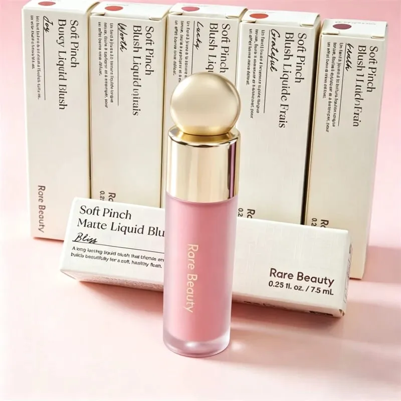 Rare Beauty Soft Pinch Liquid Blusher Silky Waterproof Moisturizing Woman Makeup Happy Hope Bliss Wonder Believe Blush Liquide