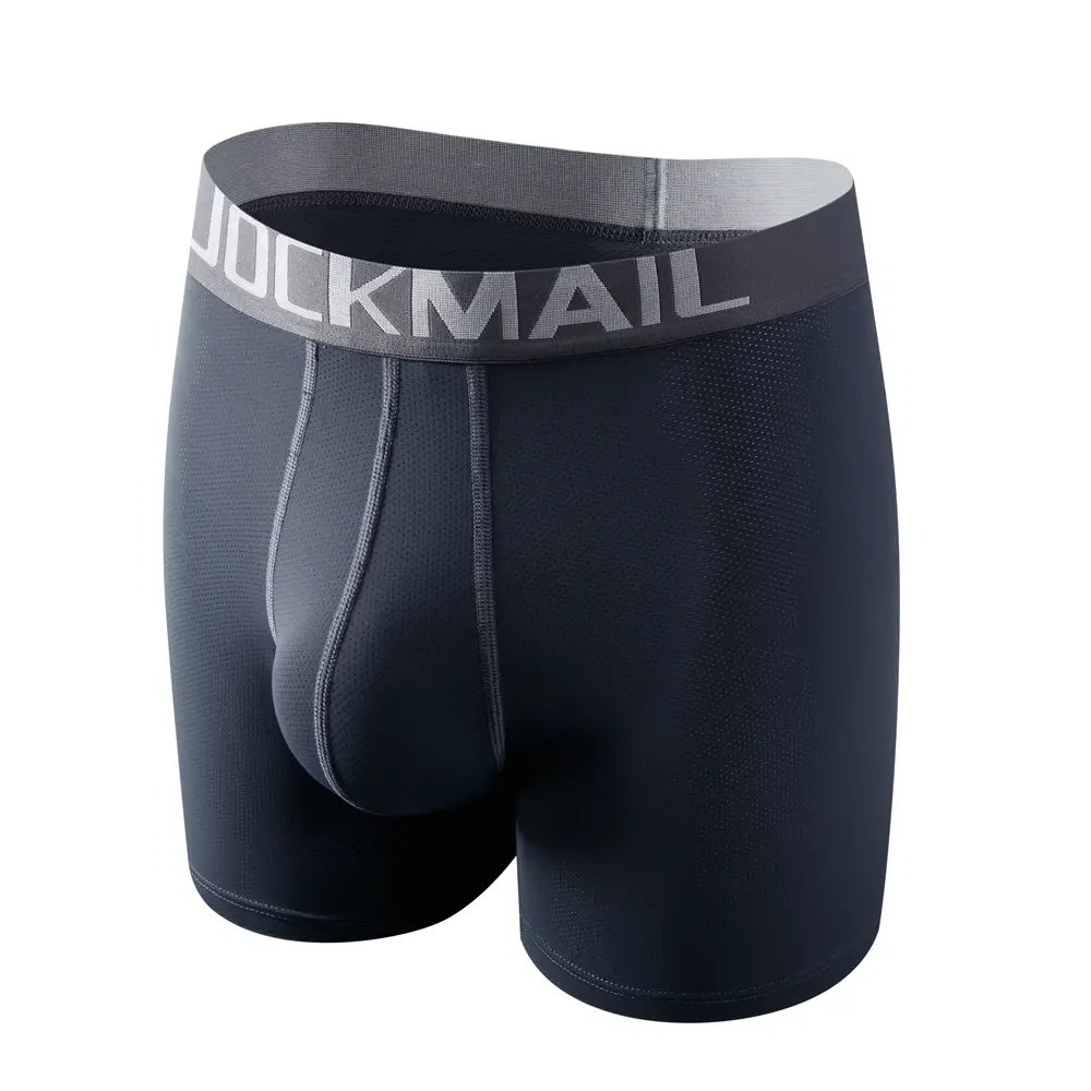 Intimo da uomo sexy Boxer da uomo 3D Custodia a forma di amaca Progettato Pannelli in rete traspirante Boxer da uomo Tronco Mutande maschili
