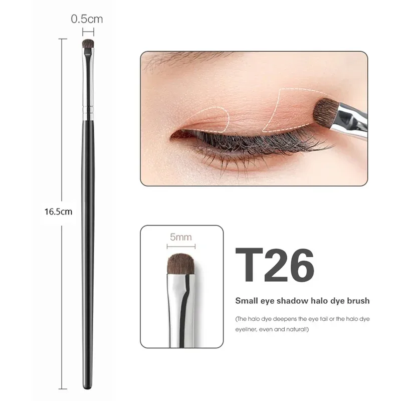 4Pcs Fine Eyeshadow Brushes Smudge Precision Eyeliner Smudge Makeup Brush Eyelid Highlighter Lying Silkworm Makeup Brushes Tools — image 8