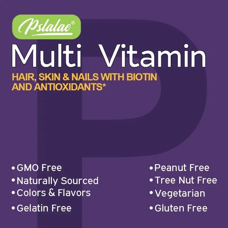 Multivitamin Gummies - with Vitamins and Minerals - Enhances Energy Levels Immune Support AntioxidantSupplements