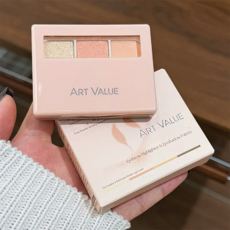ART VALUE Pearlescent Eyeshadow Palette Makeup Lasting Glitter Matte Eye Shadow Shimmer Contouring Highlight Shadow Cosmetics