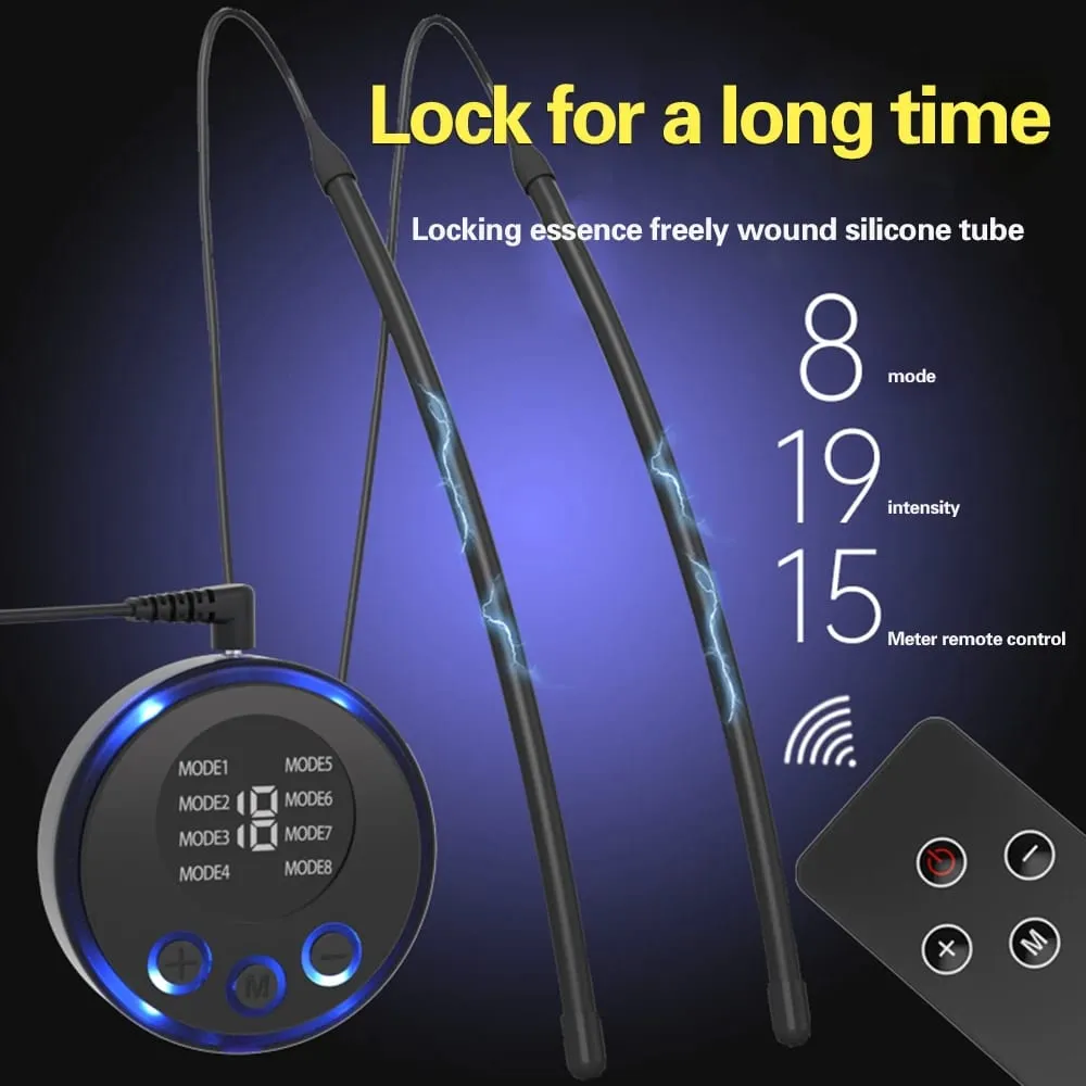 Electric Shock Penis Ring Cock Ring Delay Ejaculation Pulse Body Massager Delayed Ejaculation Prostatic Massage Sex Toys for Men