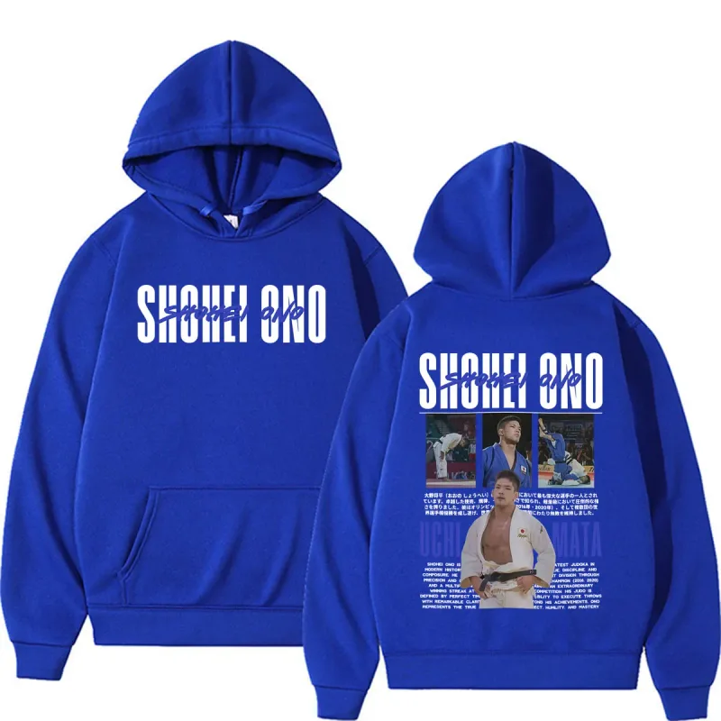Limited Shohei Ono Vintage Graphics Hoodies Men's Women Harajuku Gothic Classic Sweatshirts High Quality Casual Hooded Pullovers