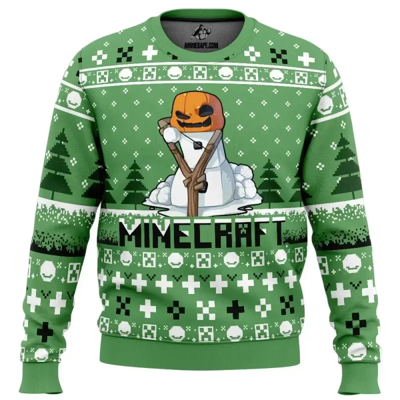 Natal papai noel dos desenhos animados anime graffiti retro inverno feio camisola 3dprint harajuku pulôver casual engraçado mang