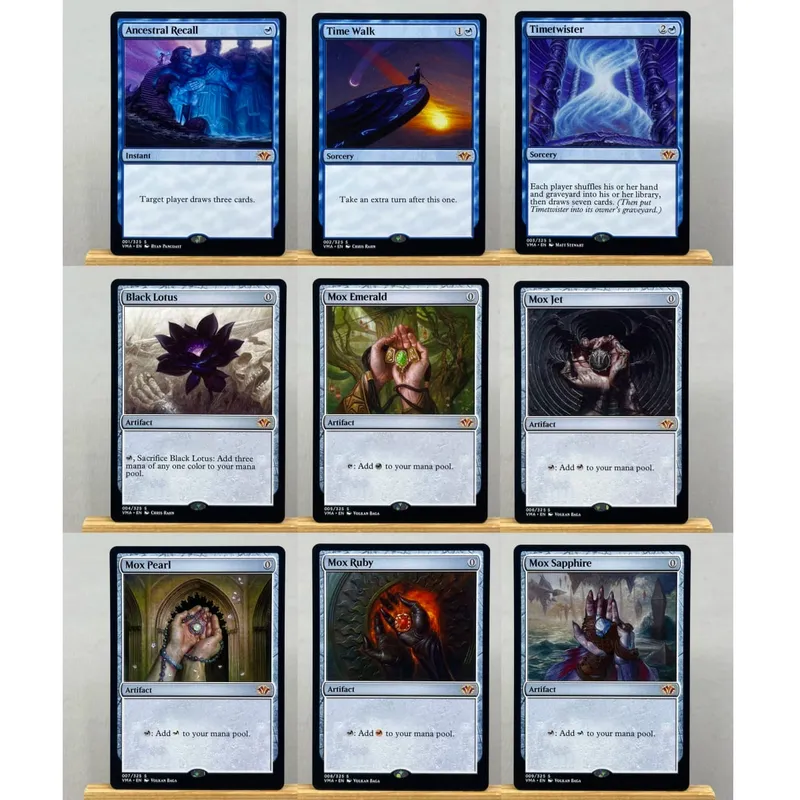 TCG Proxy Cards Deck Borad Games Single Hologram Black Lotus Power9 Dual Lands The One Ring — image 18