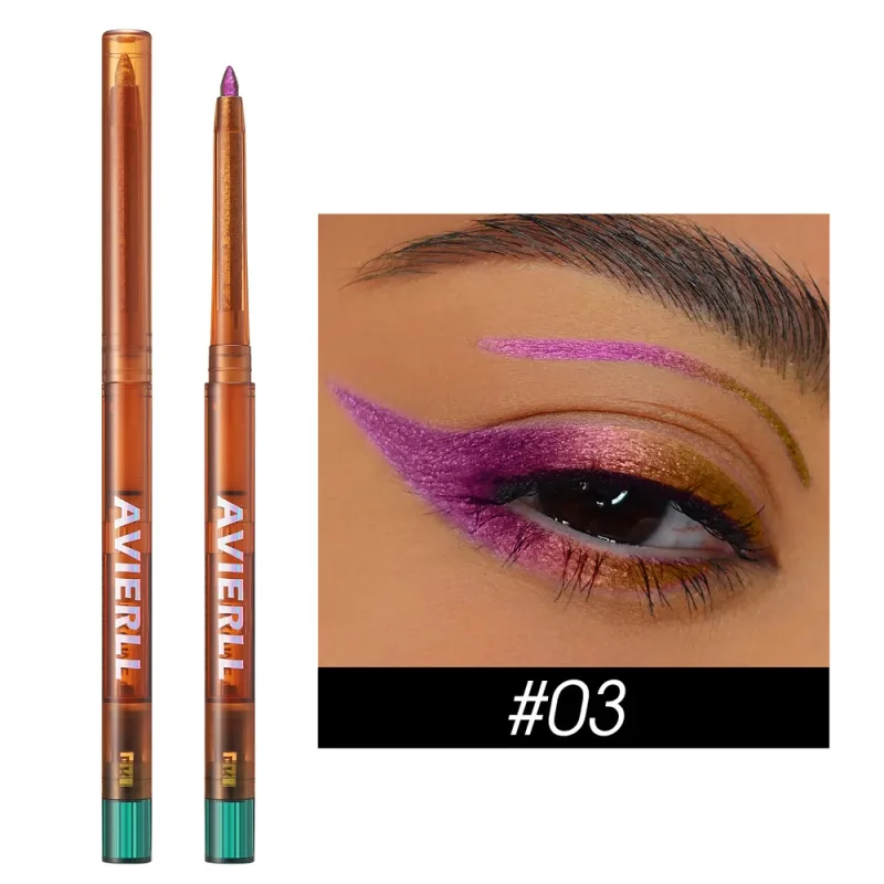Chameleons Eyeliner Liquid Pearl Gloss Shiny Metallic Eyeshadow Liner Multi Chrome Color Aurora Eye Makeup Glitter Pigment — image 9