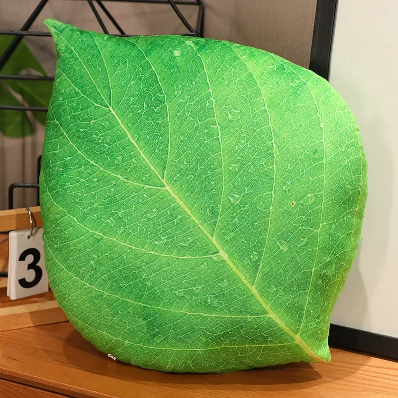 Creative Plant Leaves Plush Toys Maple Leaves Ginkgo Stuffed Dolls Small And Fresh Sofas Cushions Room Decor Exquisite Gifts