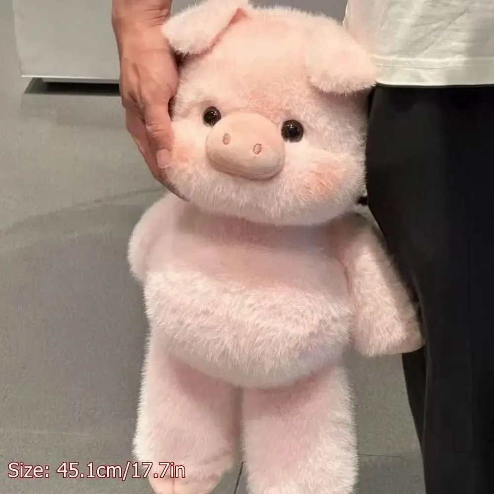 Creative Gift Soft Pig Stuffed Animal Plush Pillow Emotional Support Cute Stuffed Animals Plush 17.7inch Stuffed Toys