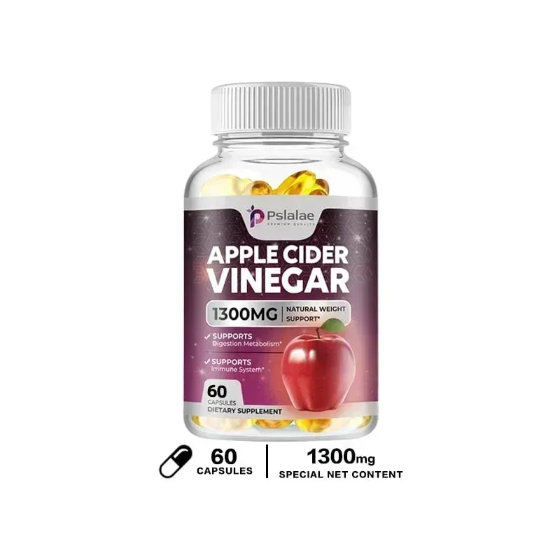 Apple Cider Vinegar - Fat Burner Natural Detox and Cleanse Energy Support Supplement