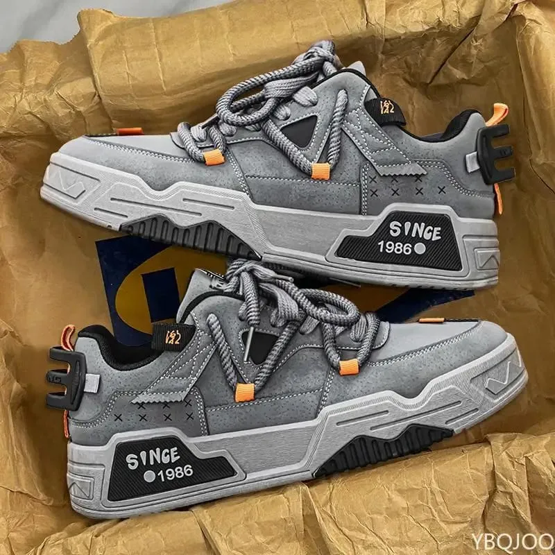 Spring men's new fashionable low top board shoes trendy versatile sports shoes casual comfortable men's sneakers