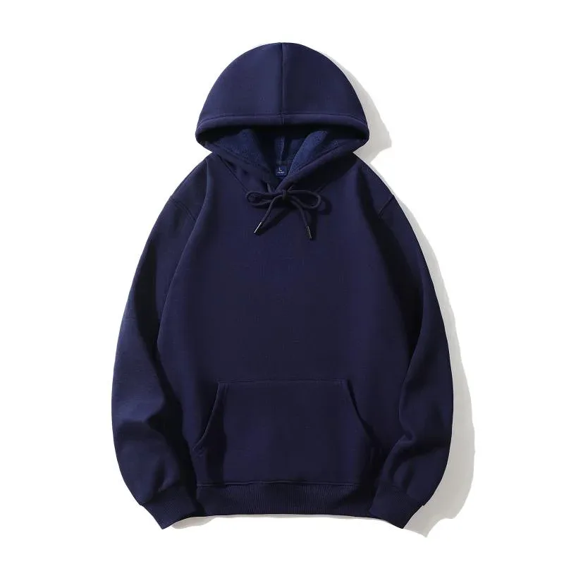 Cetakan Fesyen Hoodie Berkualiti Tinggi Logo Tersuai Kumpulan Peribadi Jenama Sulaman Lelaki dan Wanita Tebal 100 % Kapas Pullover Bulu