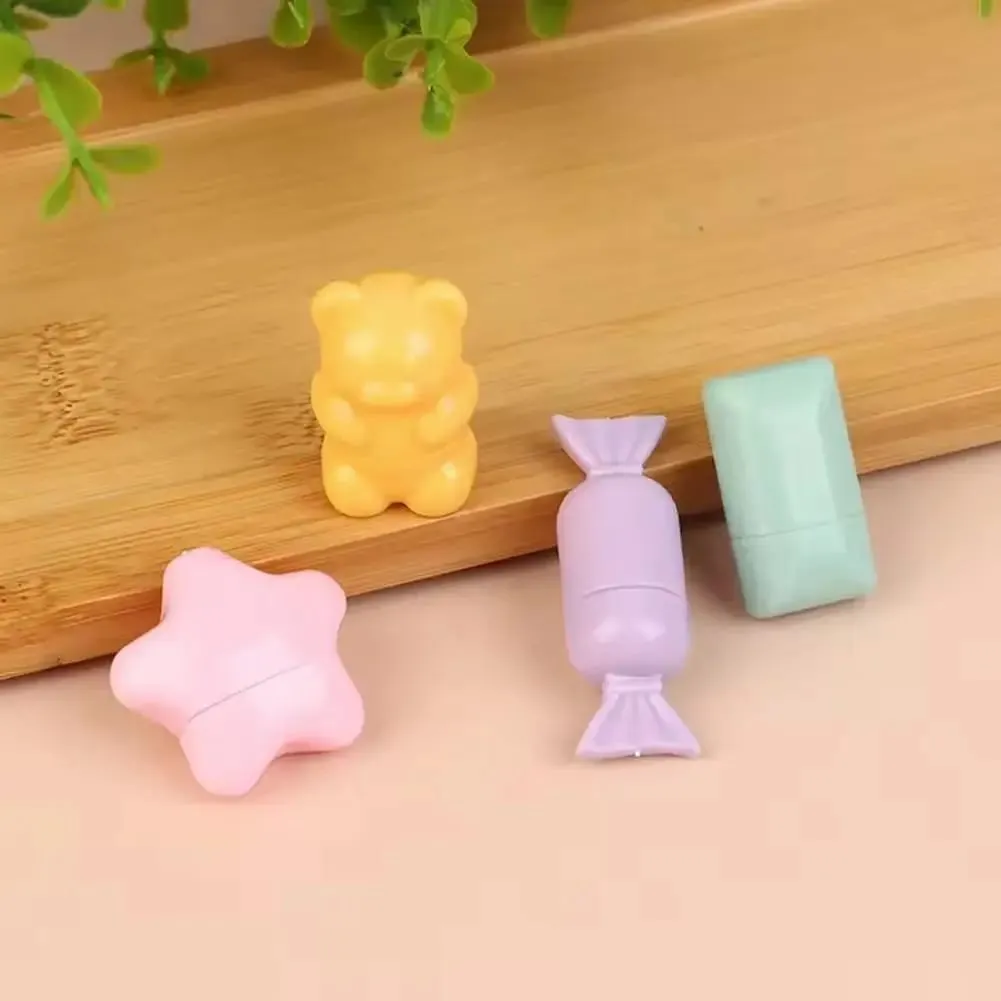 1/4PCS แบบพกพาการ์ตูนมินิซิลิโคนแปรงลิปสติกหมีน่ารักมุมคอนซีลเลอร์แปรง Lip Balm Lip GLOSS คอนซีลเลอร์ Make Up แปรง — image 4