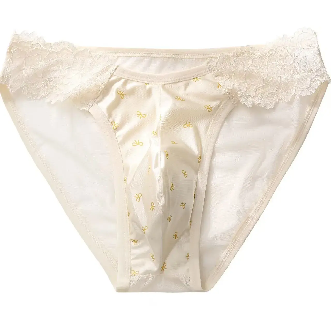 4PCSSexy Mutandine senza cuciture da uomo Ice Ultra sottile Sport Fitness Rigonfiamento Pouch slip Mutandine maschili Vita bassa 3256812833245883