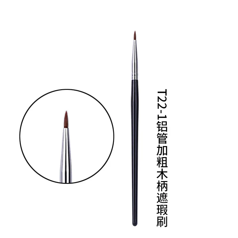 1pc Concealer Makeup Brushes Sponge Pointed Detail Eyeshadow Make up Brush Cover up speckle Precision Double ended Beauty tools